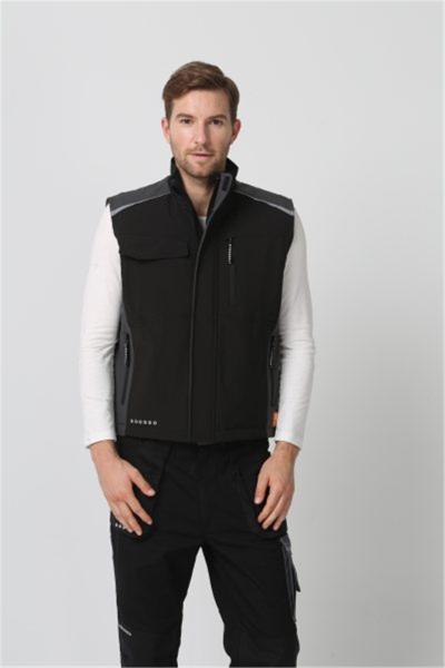 Velcro Fastener Winter Work Vest , Wind Proof Winter Body Warmer