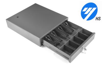 Custom Ivory / Black Metal POS Cash Drawer CE / ROHS / ISO Standard