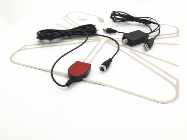 HD Digital TV Antenna 50 Miles Range Detachable Amplifier Signal Booster