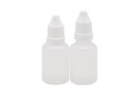 Bouteille vide rechargeable en plastique transparente de goutte pour les yeux du PE 15ml
