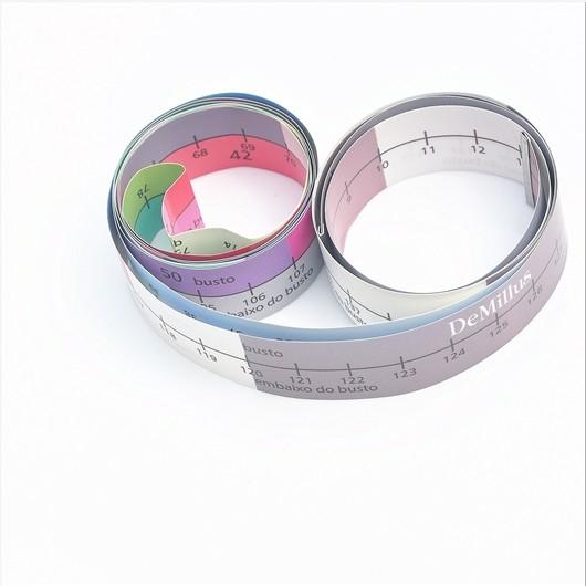 Impermeável descartável de medição de papel sintético da fita de CMYK para o ajustador Measurement do sutiã