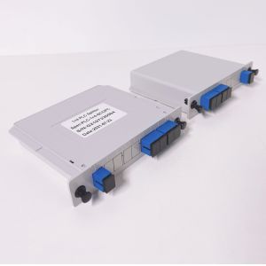 1x4 Fiber Optic Splitter with 0.3m Pigtail Length and 0.9mm Cable Diameter for