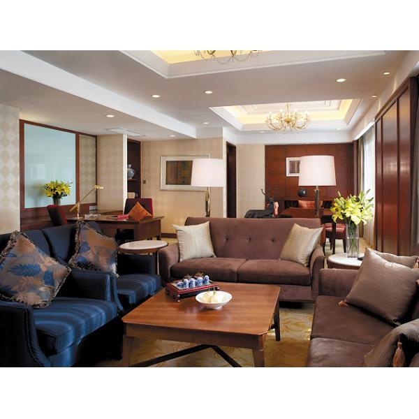 Luxury 5 Star Hotel Bedroom Furniture Sets Eco - Friendly Customized For Villa / Resort