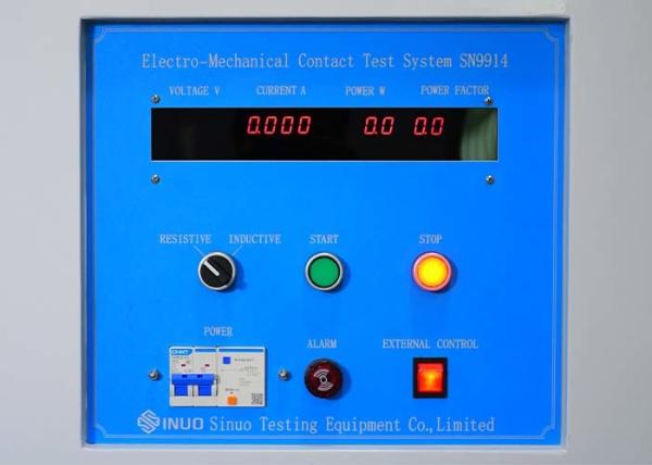 IEC 60598-1 ランプのライブテストのための負荷キャビネットと電気機械接触試験システム