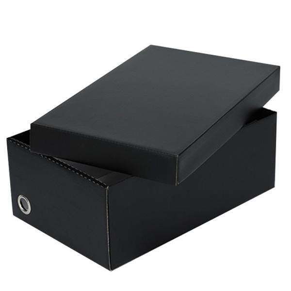 Wholesale Spot Goods Printing Paperboard Shoe Packaging Box With Glossy/Matt Lamination Heaven and Earth Cover Box