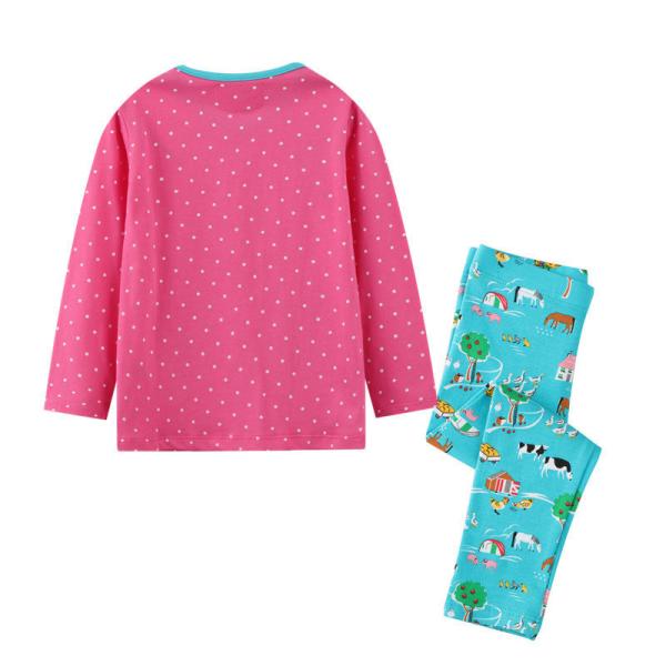 Children'S Outfit Sets Girls Casual Cotton Sets Children'S Animal Print Suit