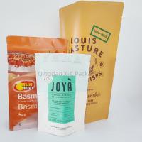 Possède une poche personnalisable, composée, souple, réutilisable, gravure imprimée, sécurité alimentaire.