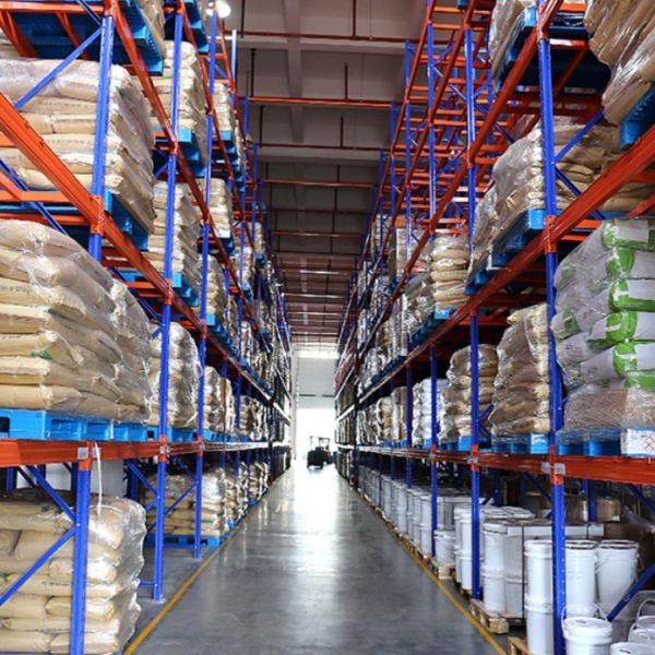 Adjustable Levels Powder Coated Selective Pallet Racking with 4000 kg Load Capacity Warehouse Storage System