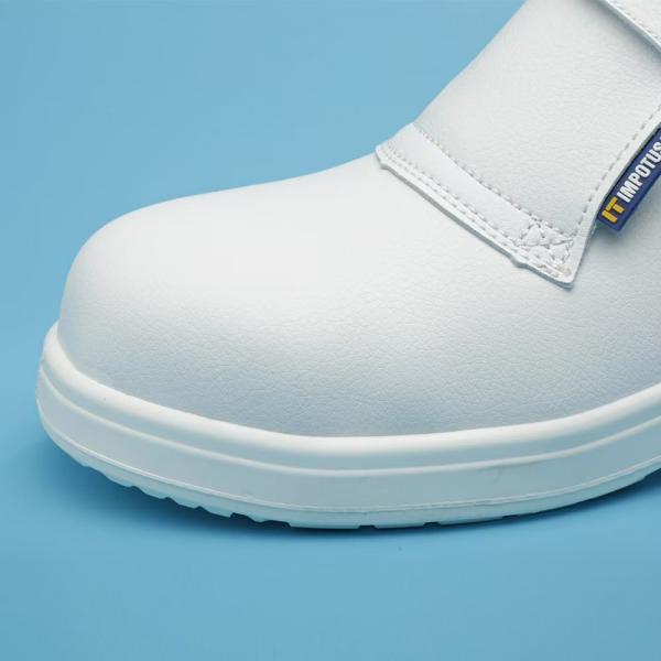 Zapatos de seguridad para enfermeras con dedos de acero Anti destrozos Botas planas medias y superiores Unisex