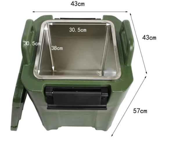 Contenedores comerciales aislados para sopa, almacenamiento de alimentos, caja calentadora de alimentos para catering