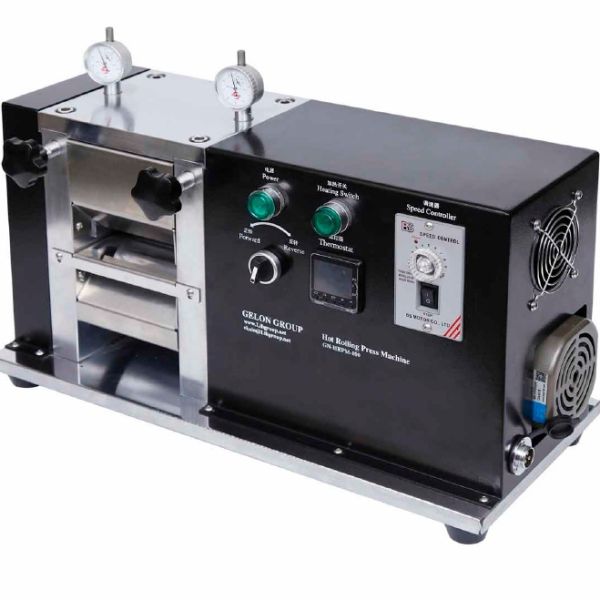 Electric Hot Rolling Press Electrode Calender Machine with Φ96mm Roller Size, 0.01mm Adjustment Precision, and HRC55 Hardness for Lithium Battery Production