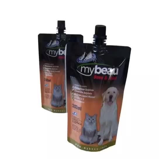 Manufacturer Gravure Printing Portable Nozzle Juice Pouch Standing Spout bag for Aseptic Suction Nozzle Beverage Packaging Bags