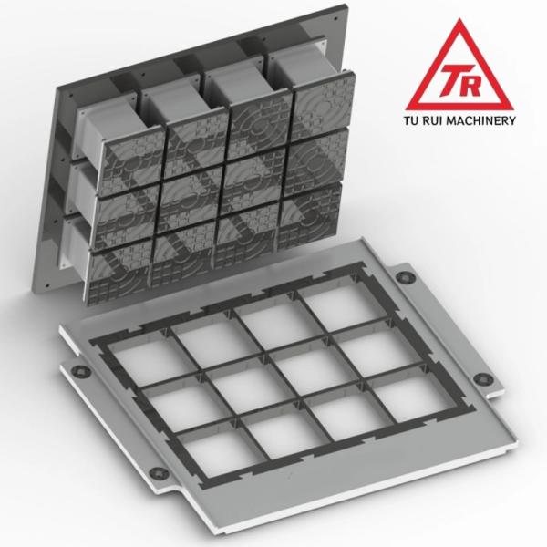 Long Lasting Steel Brick Mould Corrosion Proof Metal Brick Mold 390×190×190mm