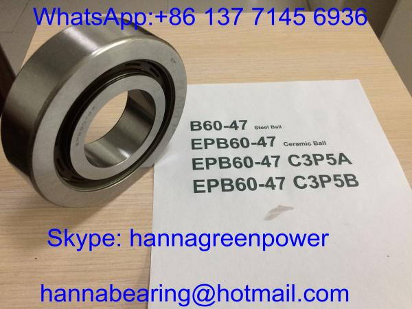 B60-47 Rodamientos de bolas de cerámica para automóviles EPB60-47C3P5B Rodamientos para motores de automóviles 60 * 130 * 31 mm
