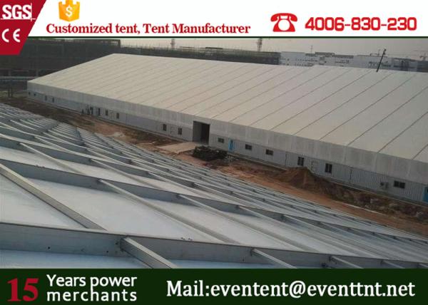 Folding Outdoor Warehouse Tent for  workshop With Polyester Coated Waterproof PVC Fabric