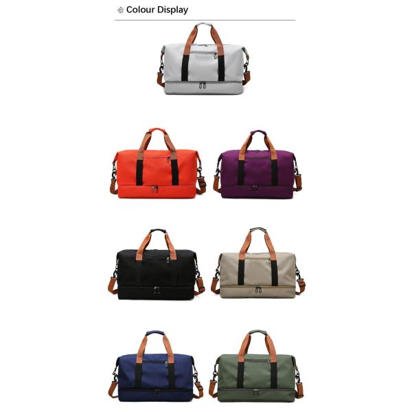 Bolso de viaje Unisex Bolso de viaje Carry on Baggage Bag Dry and Wet Waterproof