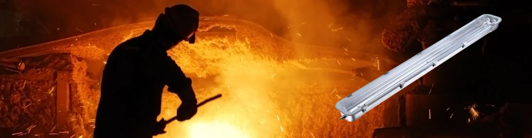 Светодиодные светодиодные лампы из нержавеющей стали IP66 Ik08 2FT 4FT 5FT