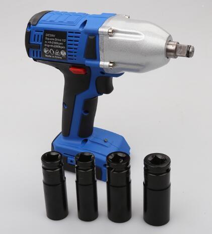 20V 650N.M Electric Impact Wrench Big Torque Automotive Tire Tools ISO10664