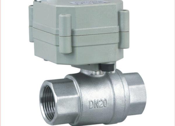 Encapsulated Sanitary Electric Actuated Ball Valve With 3 Piece Field Serviceable