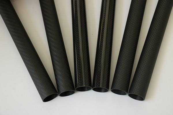 3K Matte Prepreg Carbon pipe Carbon Fiber Tube 25mm x 23mmx 1000mm with twill surface