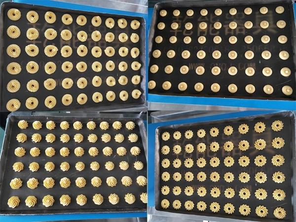 220V Single Phase Commercial Cookie Dough Dispenser Biscuit Mold Forming Machine