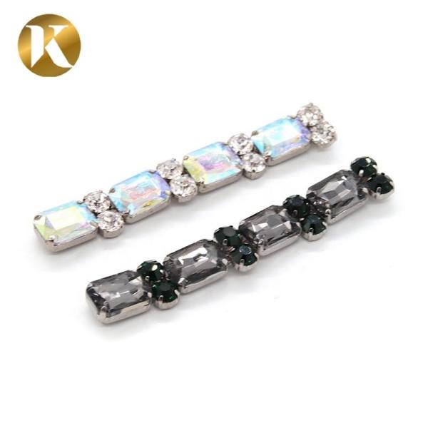 Promotion Fashion Jewelry Rhinestone Shoe Buckles 105mm*15mm Size