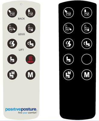 Teclado para o reprodutor de DVD, preto/branco do painel de controle da membrana de 10 botões