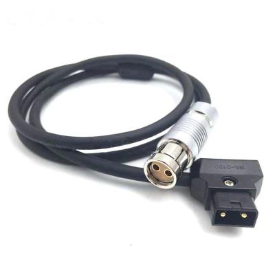 Fêmea do Pin de Fischer 2 do cabo distribuidor de corrente das câmeras de ARRI Alexa XT SXT ao homem de D-TAP