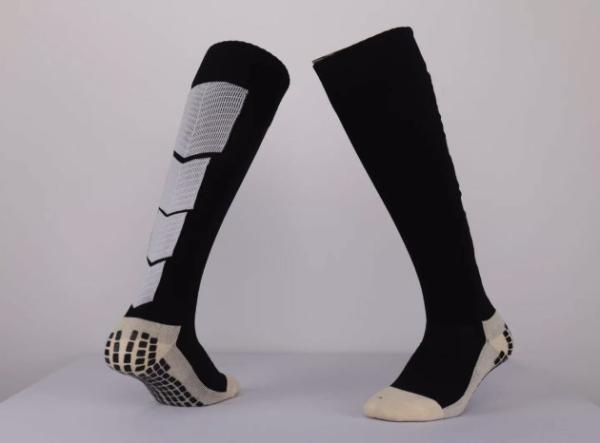 Athletic Terry Thermal Non Slip Grip Socks Long Length For Adult Basketball Sports