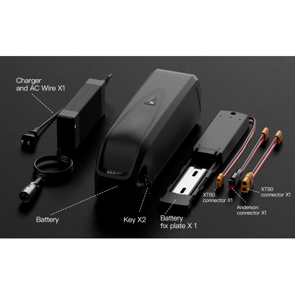 Hailong Lithium Electric Bicycle EBike Battery 52V 25Ah For Motor Under 2500W