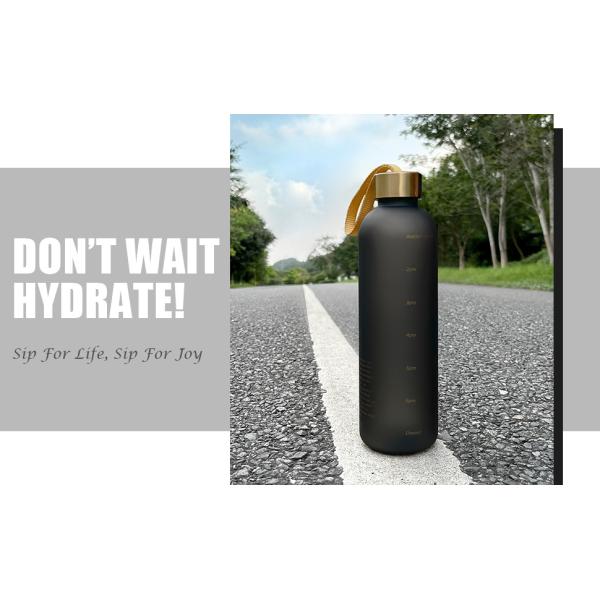 Clear Glass Water Bottles, Reusable Glass Juicing Bottles Protection Sleeve and Stainless Steel Leak Proof Lids