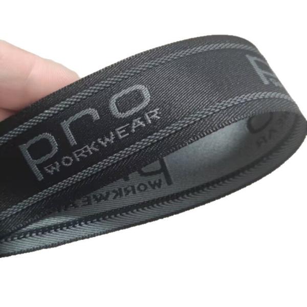 Cinturones de poliéster para prendas de vestir Cinturones personalizados Durable Premium 30mm Jacquard Tejido Cinturón sin estiramiento