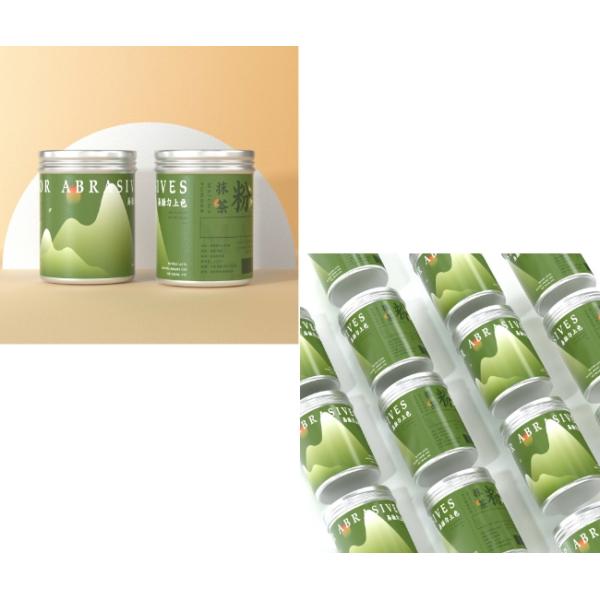 Matcha Powder Round Recyclable Aluminum Cans 260ml OEM ODM