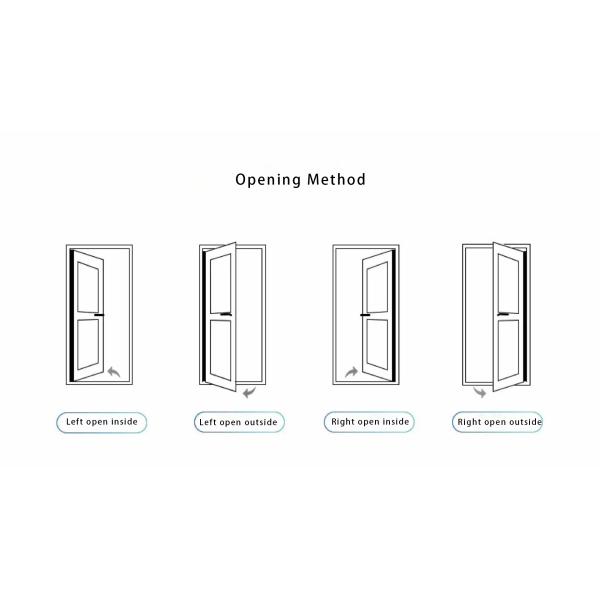 Modern Stainless Steel Entrance Door Exterior Door Smart Lock Front Door For House Gate