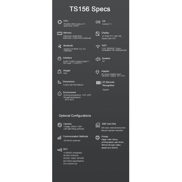 User-Friendly Retail POS System with 15.6