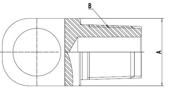 Down Hole Drilling Tools Lifting Plug / Bail / Cap For Drilling Tools