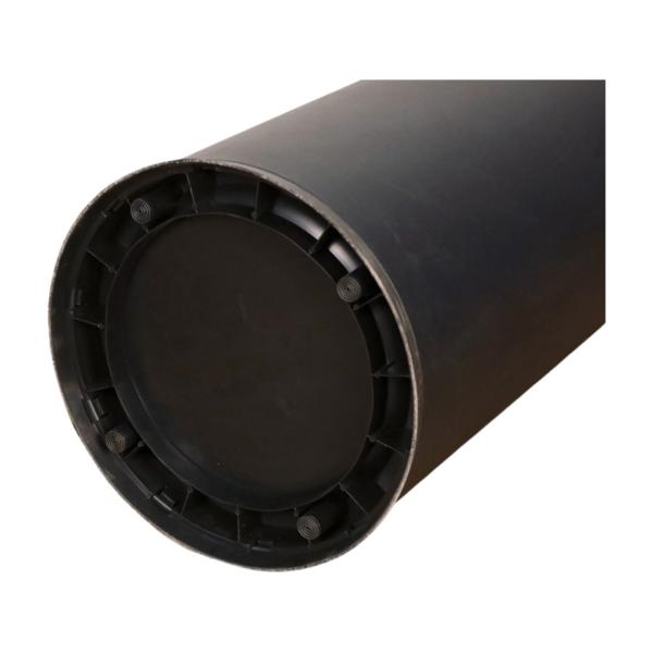 Commercial Round Stainless Steel Bullet Bins for Coffee Shops Large Capacity Colours Metal Bins