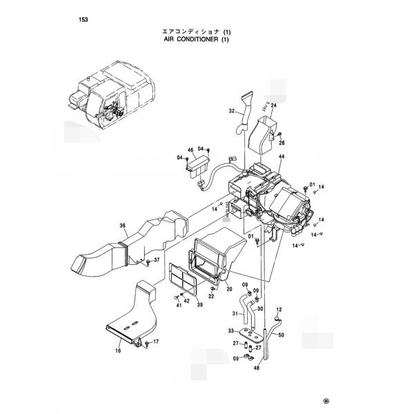 Части 4426048 экскаватора Белпарц гидравлические, регулятор ЗС200 ЗС330ЛК подогревателя воздуха Хитачи