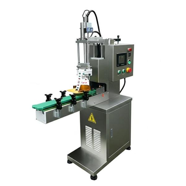 Control PLC Máquina de costura automática para costura rápida y constante de latas 255 * 450 * 600mm Consumo de energía de 1,5 kW