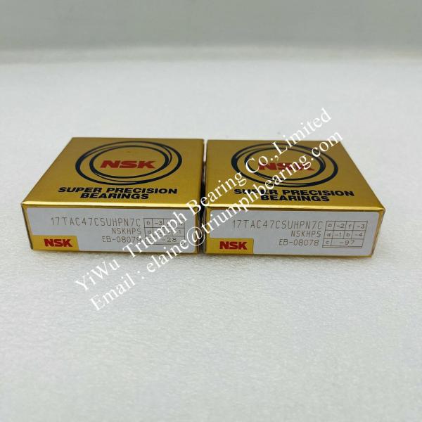 NSK ball screw bearing ,  Precision angular contact ball bearing  17TAC47CSUHPN7C