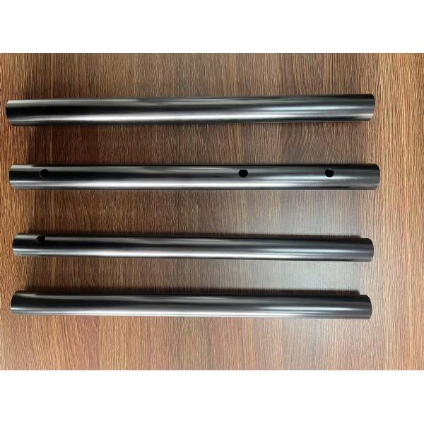 Customized Aluminum Round Tube Black Hard Anodized 30μM Retractable Aluminum Tube Bracket Wall Thickness 1mm Or Custom Made