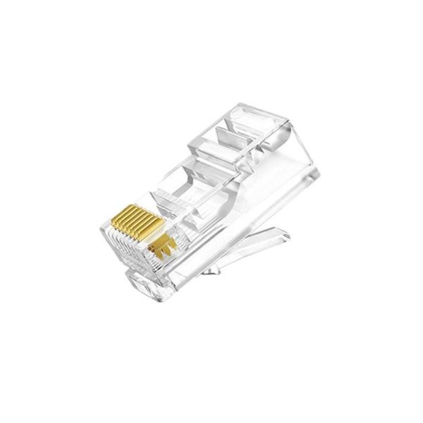 Bulk CAT5e CAT6 CAT7 RJ45 Ethernet Connectors and Plugs for High Bandwidth Networking