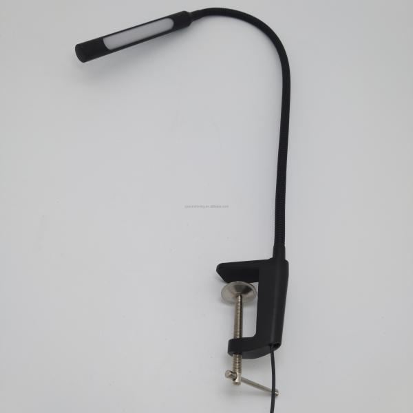 DC Power Supply Aluminum IRON Touch Dimmable Switch Flexible Clip-on LED Reading Desk Lamp