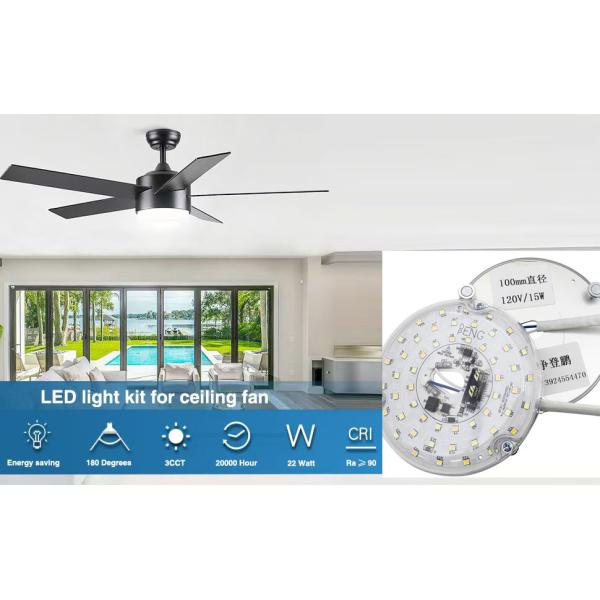 Dia100mm Round Pcb Board 12w 15w  AC 110V 120V 230V 3.93'' Retrofit Light Kit For Ceiling Flush Light Ceiling Fan Light Replacement Panel PCB 15W 90 Dimmable