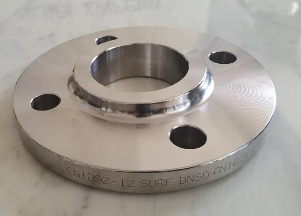 Flange inoxidável rosqueada WN ASSIM DN10 do aço carbono BS4504 PN10 a DN1600