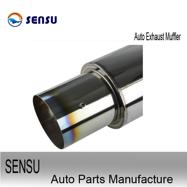 OEM Aluminized Steel Car Exhaust Silencer Parts Auto Exhaust Pipe Muffler