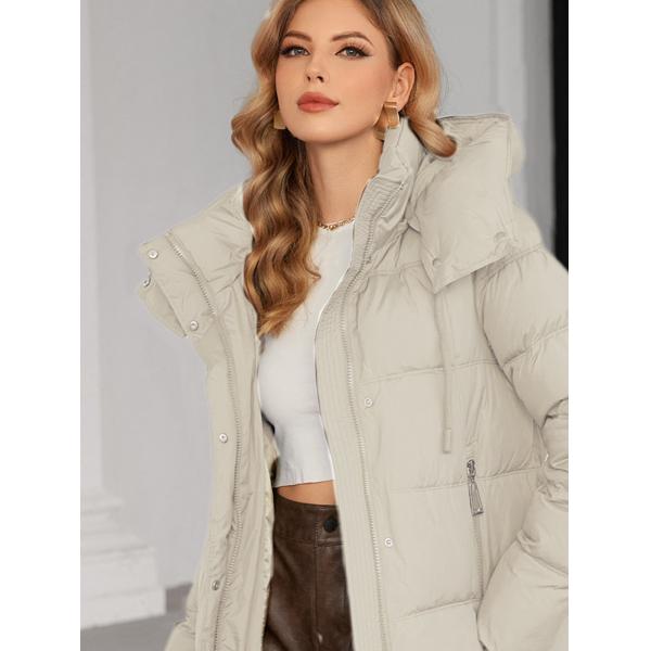 Chaqueta de algodón con capucha de tamaño 42-50 de poliéster