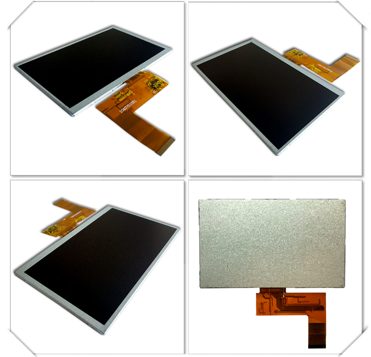 60mA 21.4V RGB Wuxga 7 Inch Display TFT LCD Panel Module 800X480