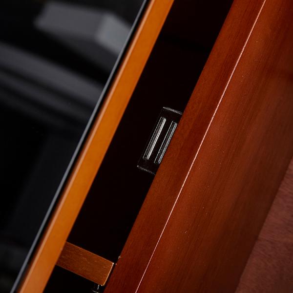 Древесина съемного зеркала макияжа Bathroom вешалки 3mm толстого резиновая