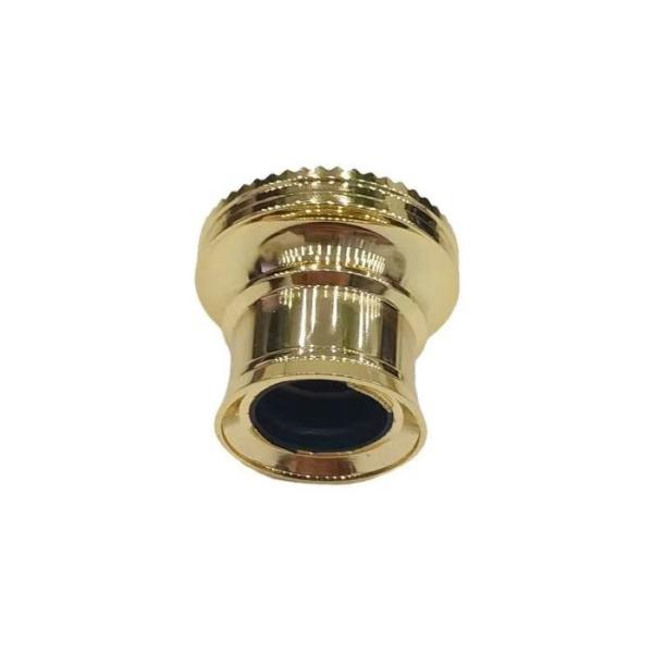 Fashionable Silver Gold Screw Cap Perfume Bottle Caps Customized Perfume Lids